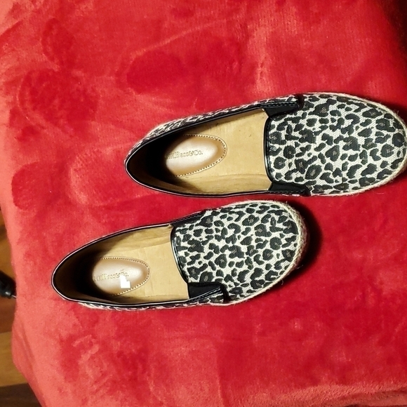 GH Bass Leopard Espadrille Size 7.5M - Picture 11 of 11